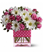 Teleflora's Polka Dots and Posies